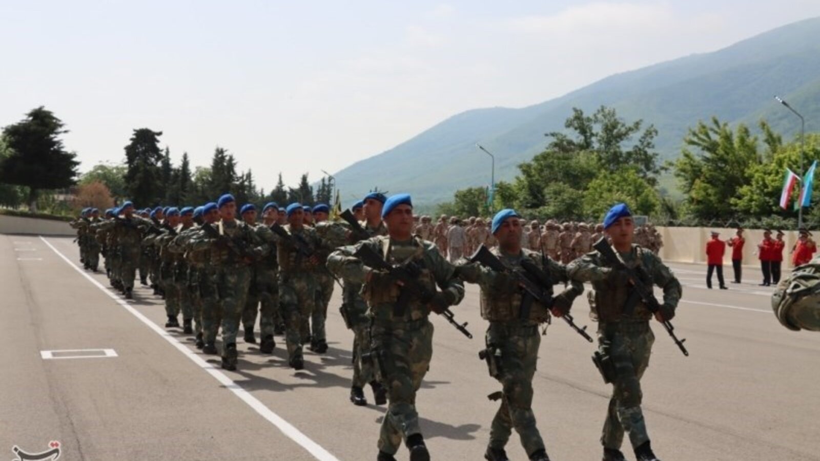 Azerbaijani forces during the Aras-2025 joint military drill with Iran, May 2025