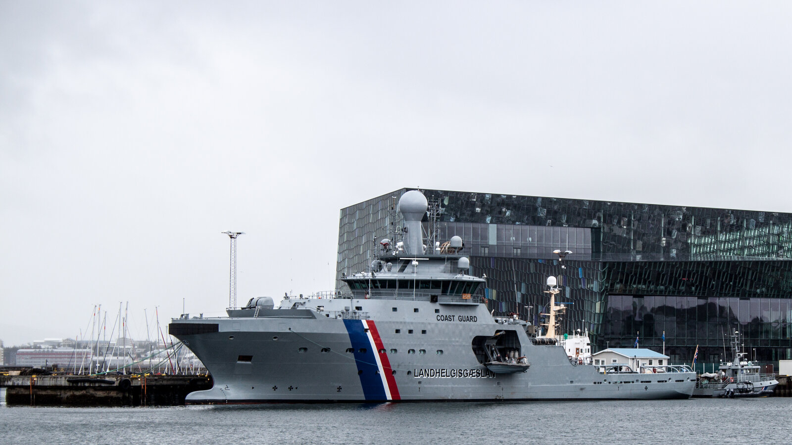 Icelandic Coast Guard vessel Thor at Reykjavík Harbour, July 2014