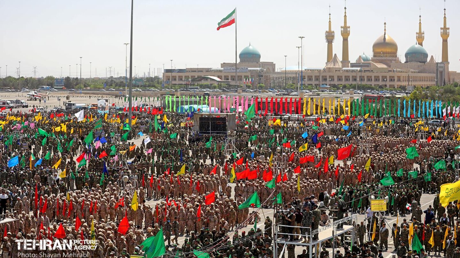Muhammad Rasulollah Corps (IRGC) military parade in Tehran, May 2022