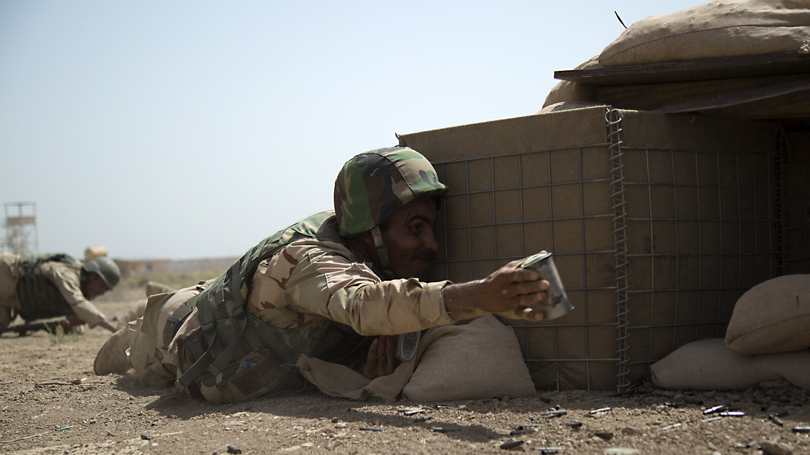 Iraqi Army soldiers conducting tactical training with US Army instructors during Operation Inherent Resolve, June 2015