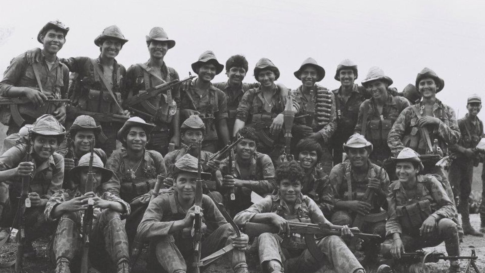 Members of the Battalion of Irregular Struggle "Sócrates Sandino" of the Nicaraguan Army (EPS), February 2015