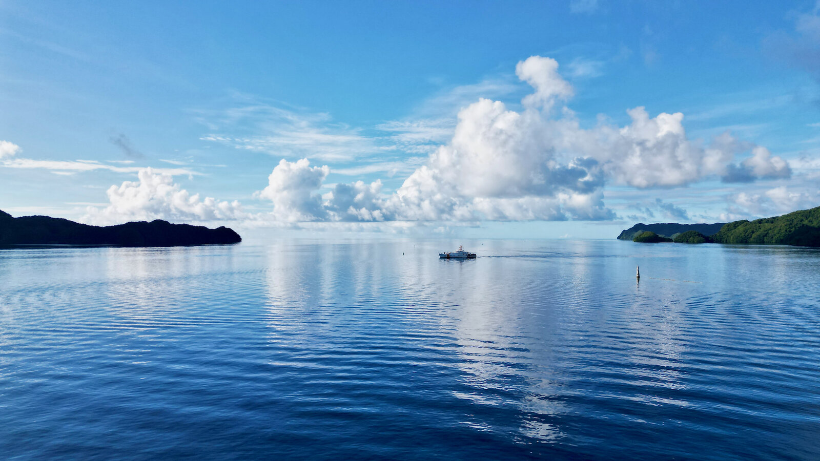 USCGC Oliver Henry (WPC 1140) arrives in Palau for an expeditionary patrol supporting Pacific Islands Forum operations, April 2023