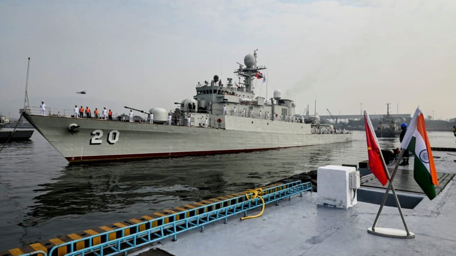 Vietnam People's Navy Ship 20 at the 2024 MILAN multilateral exercise hosted by the Indian Navy